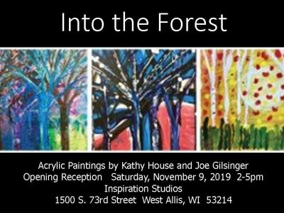 Kathy House to exhibit Into The Forest Original Paintings at Inspiration Studios