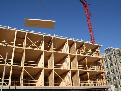 Eyes on Milwaukee: City’s First Mass Timber Building Tops Off