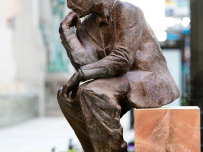 Pensive Sculpture by Radcliffe Bailey Purchased Will be Sited at 770 N. Water Street