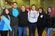 The de la Cruz family re-united. Photo by Isiah Holmes/Wisconsin Examiner.