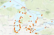 Balloon debris found in the Great Lakes since June 1st, 2019. Image from Balloondebris.org.