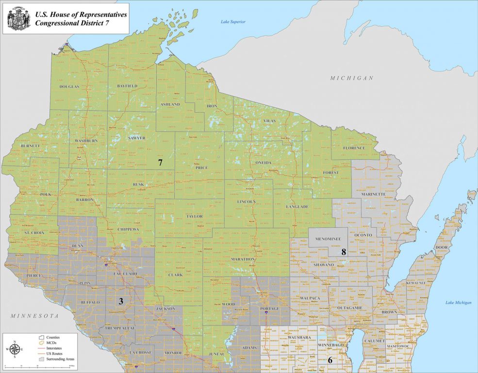 The special election for the open seat in Wisconsin's 7th Congressional District will be on May 12, 2020, with the primary held on Feb. 18. Photo from the Wisconsin Legislative Technology Services Bureau.