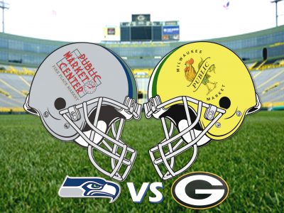 Milwaukee Public Market and Pike Place Market Wager for Sunday’s Packer Game