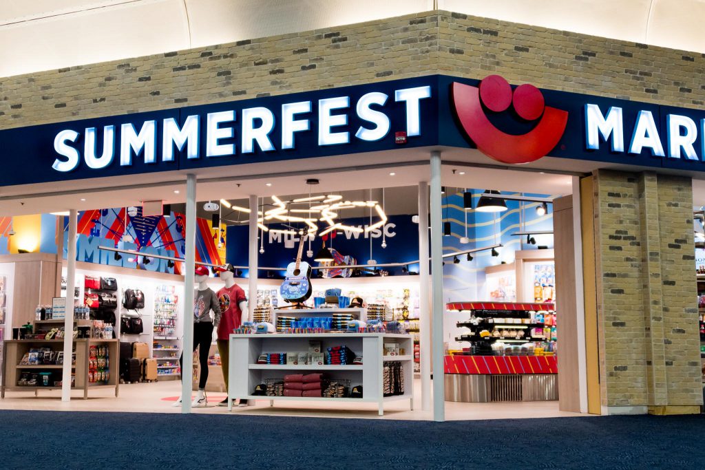 Summerfest Marketplace. Photo courtesy of Milwaukee Mitchell International Airport.