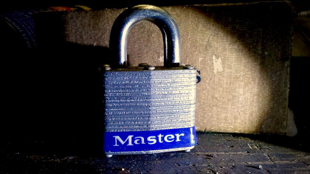 This Master Lock no. 3 padlock is made from multiple steel plates stacked and riveted together under enormous pressure, just as Harry Soref designed in 1921. Carl A. Swanson photo