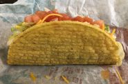 A Crunchy Taco Supreme from Taco Bell. Photo by Famartin [CC BY-SA (https://creativecommons.org/licenses/by-sa/4.0)].