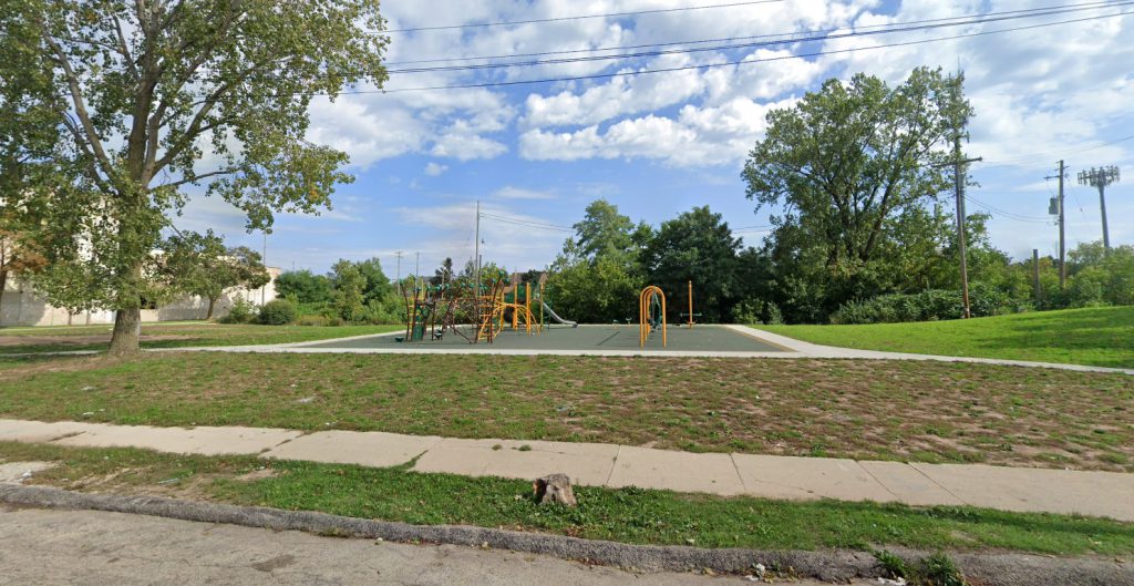 New playground at 31st and Galena. Image from Google Maps.