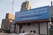 Billboard. Photo courtesy of World BEYOND War.