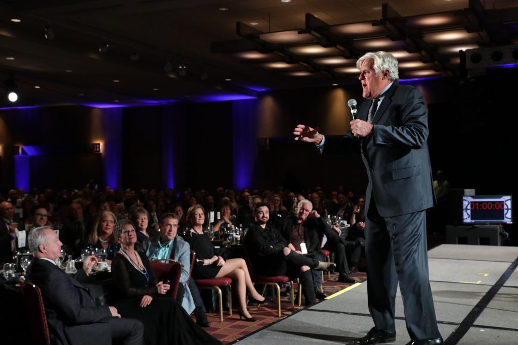 Comedy legend, Jay Leno performed at the Grand Slam Charity Jam. Photo by Erol Reyal.