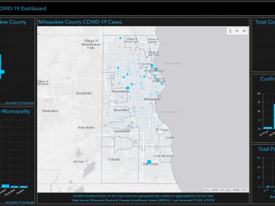 Milwaukee County Releases Interactive Map of COVID-19 Outbreak