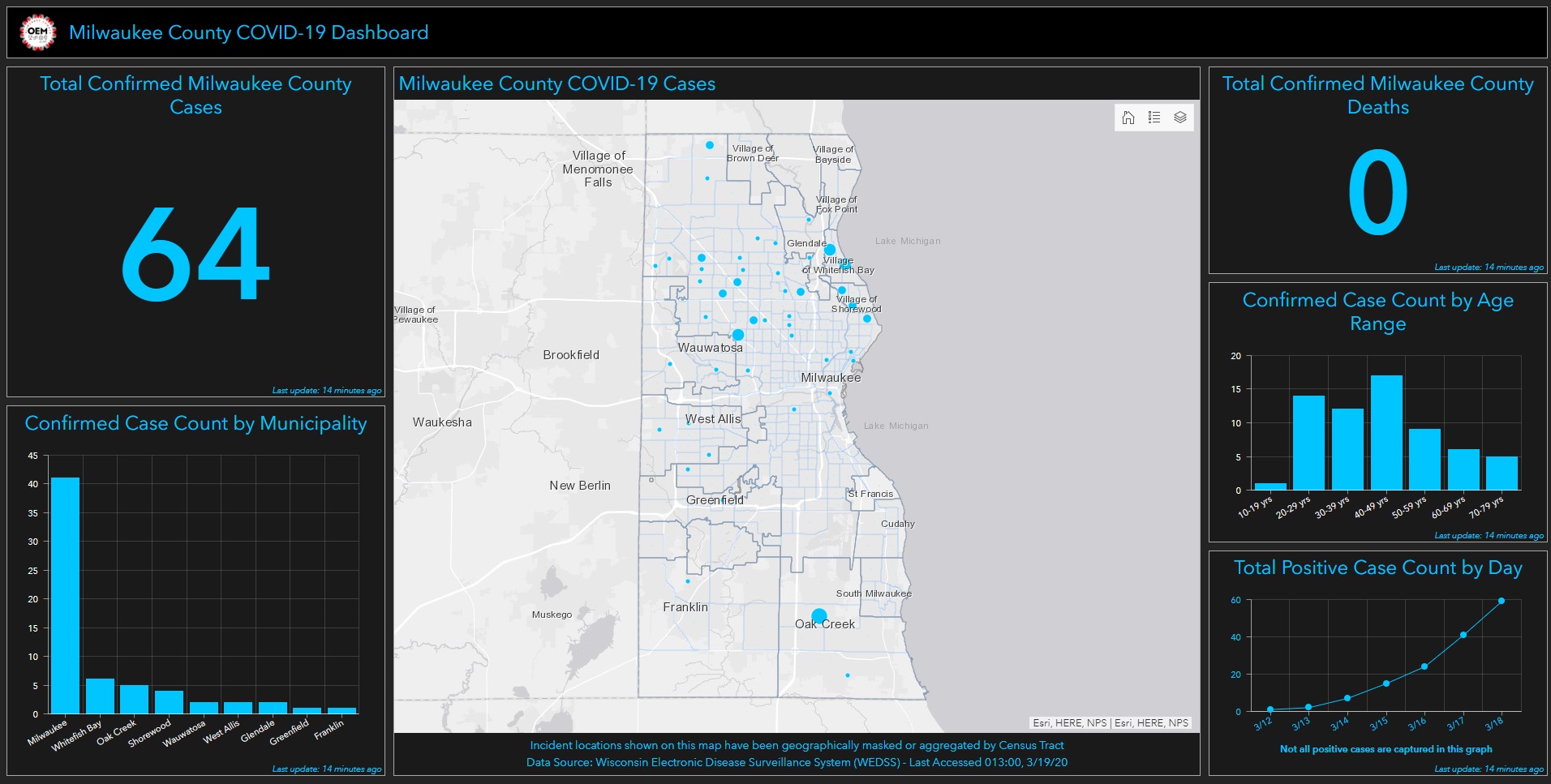 Milwaukee County Releases Interactive Map Of Covid 19