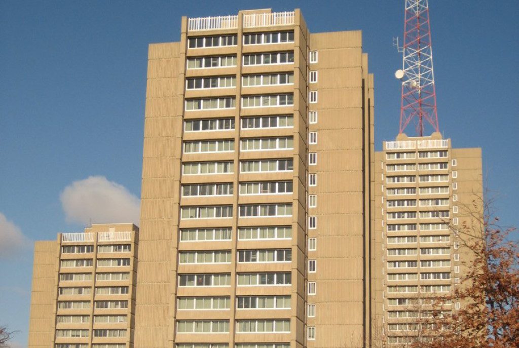 UWM Sandburg Residence Halls. Photo by Christopher Hillard.