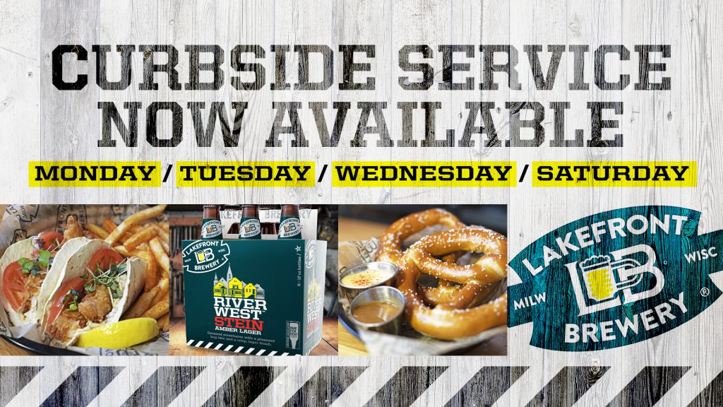 Lakefront Brewery Announces Curbside Food and Growler Day!