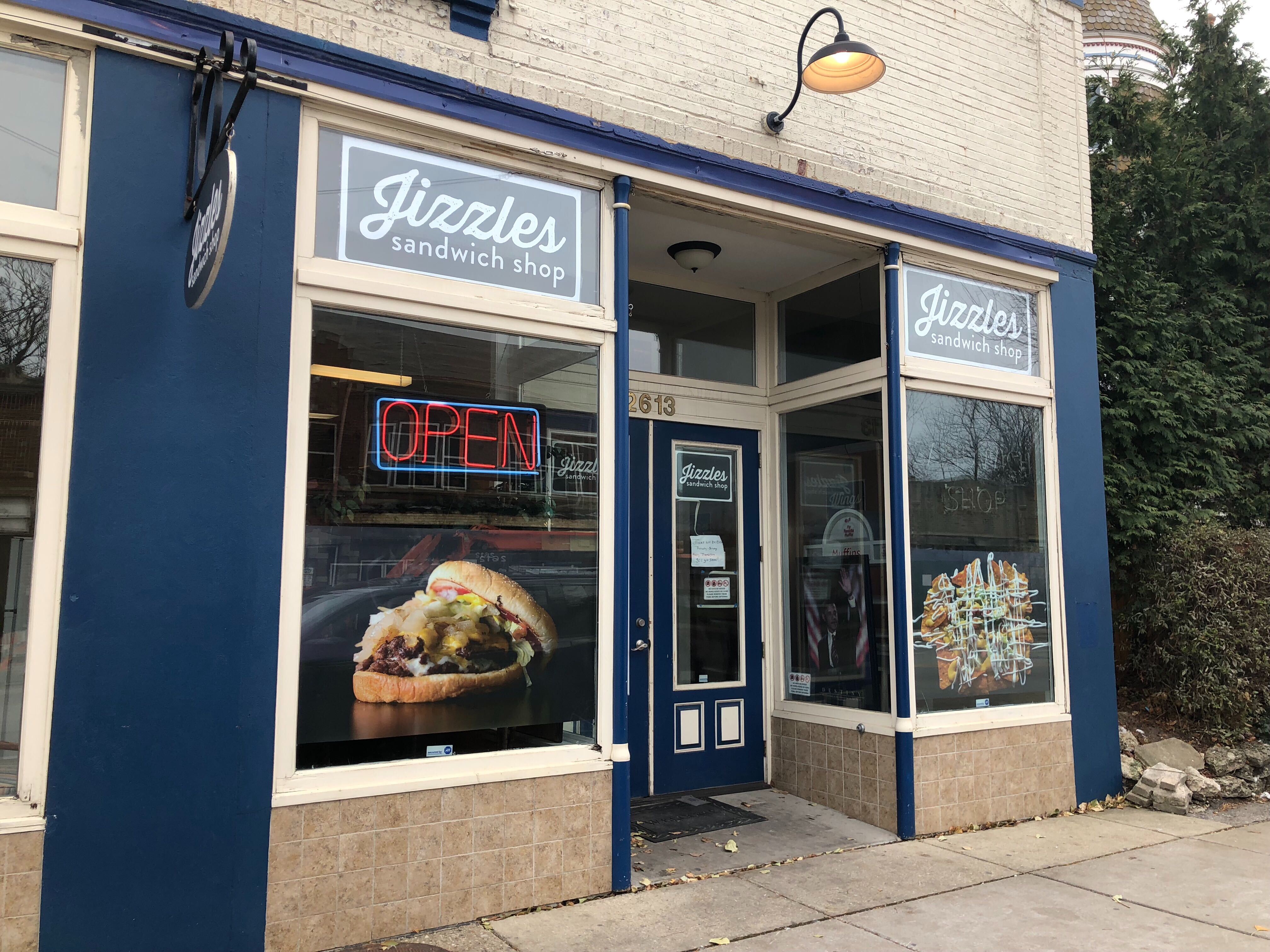 Jizzles Sandwich Shop. Photo by Jeramey Jannene.