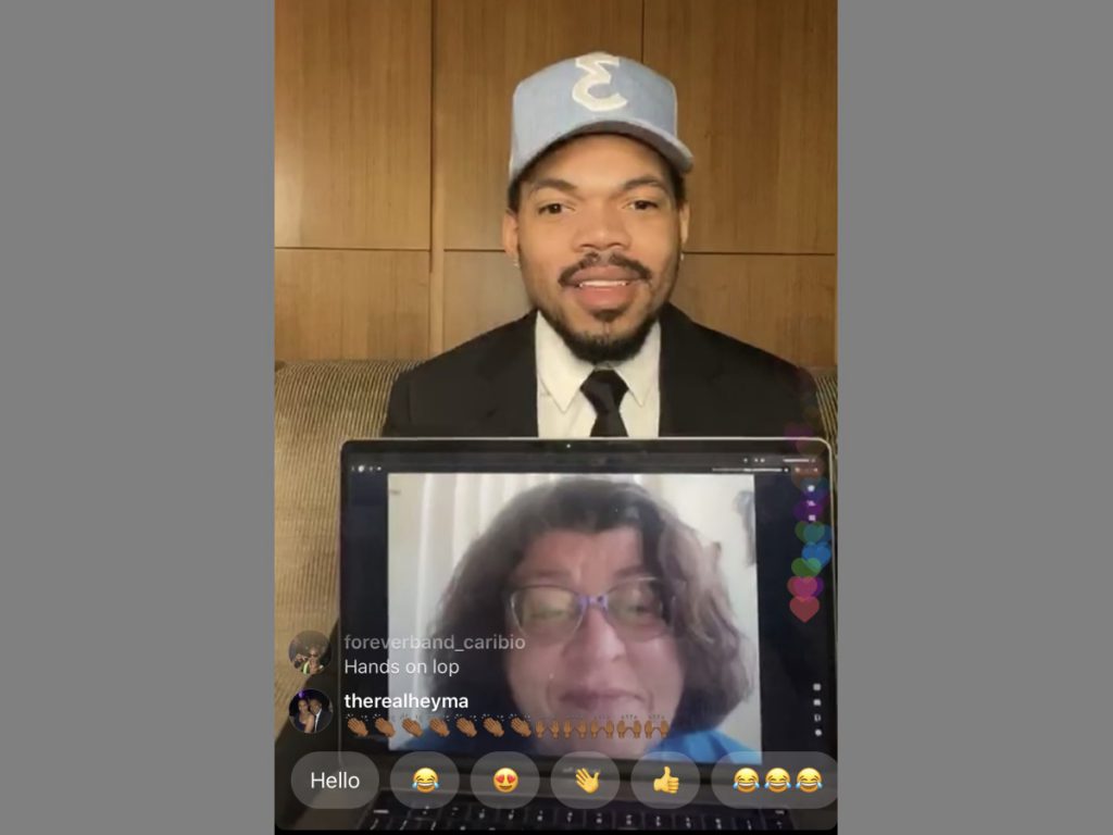 Chance the Rapper and Margaret Roushar. Image from Instagram.