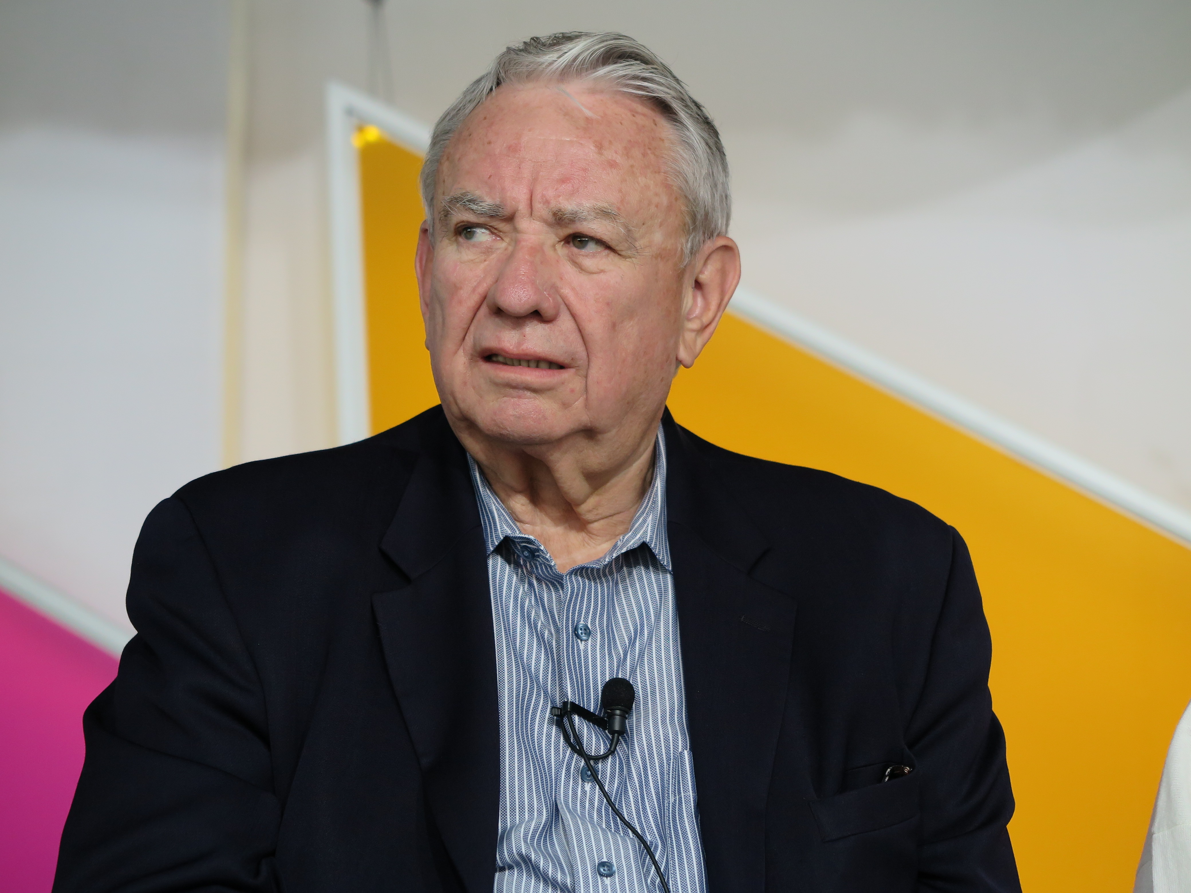Tommy Thompson at Spotlight Health Aspen Ideas Festival 2015. Photo by Bluerasberry / CC BY-SA (https://creativecommons.org/licenses/by-sa/4.0).