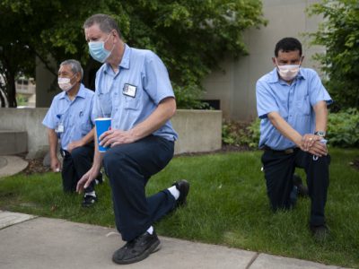 Union Workers Join Protest of Systemic Racism