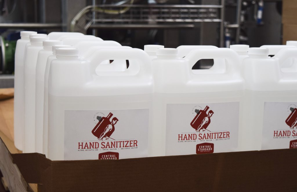 Central Standard manufactures sanitizers to help businesses coast-to-coast. Photo courtesy of Central Standard.
