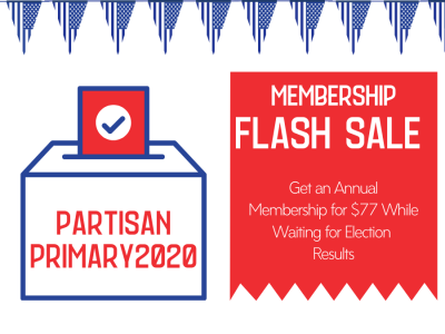 Flash Sale: Become a Member While Waiting For Election Results
