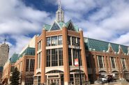 The Wisconsin Center in March 2020. Photo by Jeramey Jannene.