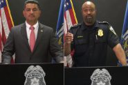 Chief Alfonso Morales and Assistant Chief Michael Brunson. Images from MPD video.