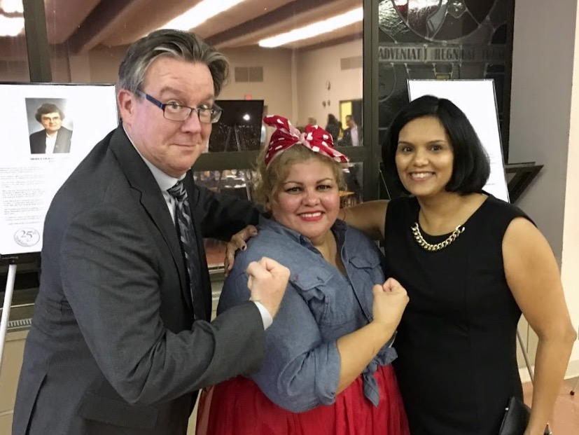 Jason Cleereman, pictured here with Tammy Rivera and his wife, Evanjelina (right), was an immigration attorney and active leader in the community. Photo provided by Tammy Rivera/NNS.