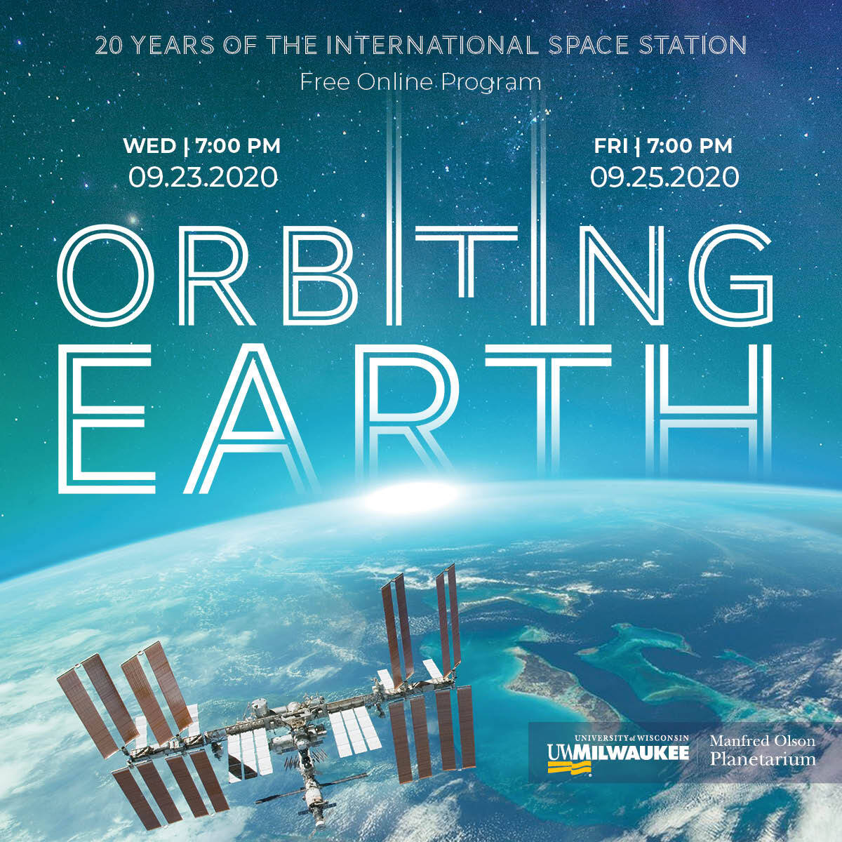 Orbiting Earth Square