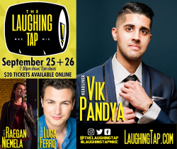 Vik Pandya at the Laughing Tap