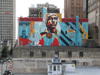 Visual Art: Downtown’s New Voting Rights Mural