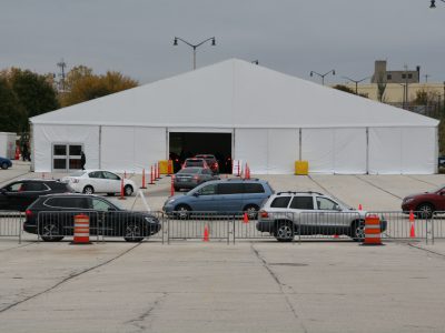 New COVID-19 Mass Testing Site Opens in Menomonee Valley