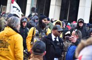 Proud Boys at Virginia 2nd Amendment Rally in January, 2020. Photo by Anthony Crider / CC BY (https://creativecommons.org/licenses/by/2.0).