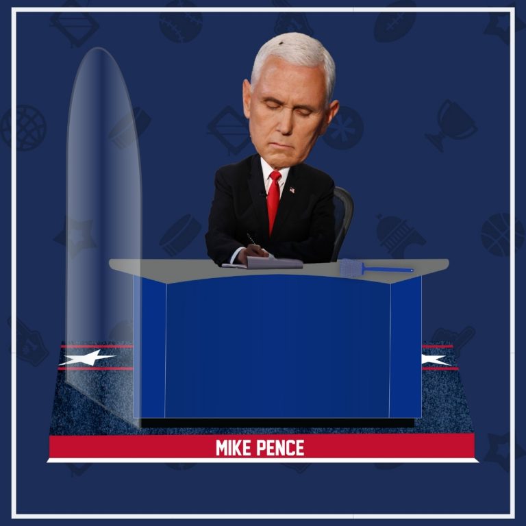 Mike Pence Fly Bobblehead. Photo courtesy of the National Bobblehead Hall of Fame and Museum.