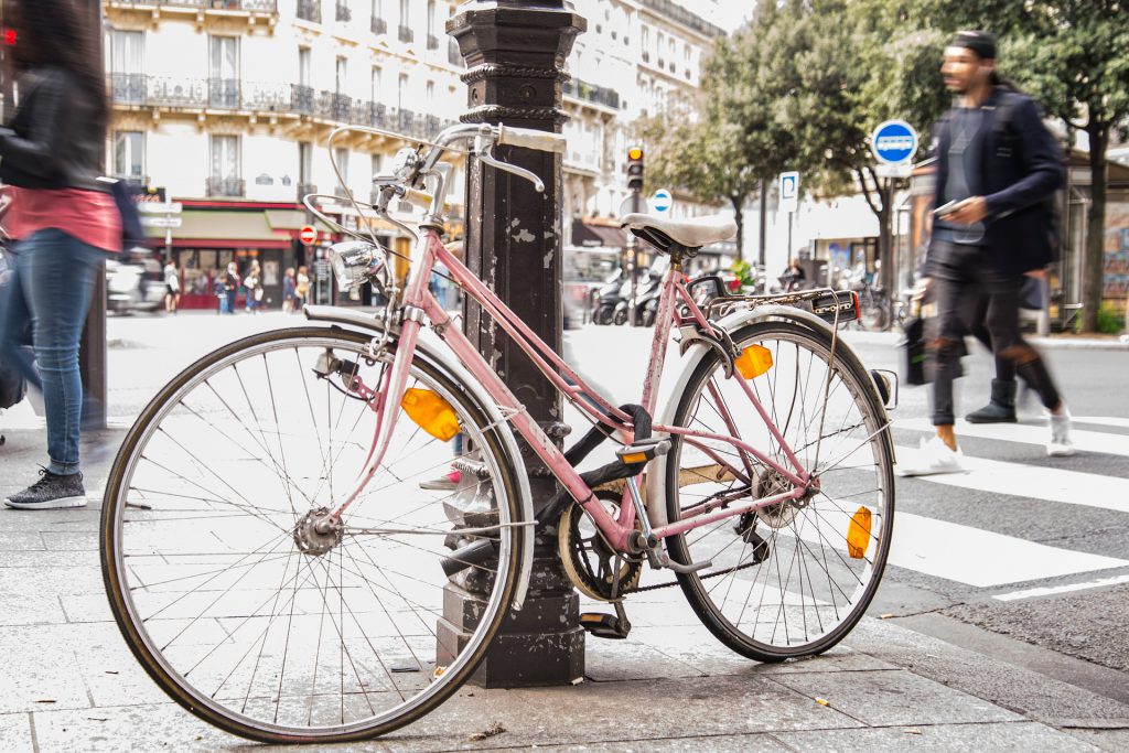 Bicycle in Paris, France. Pixabay License Free for commercial use No attribution required