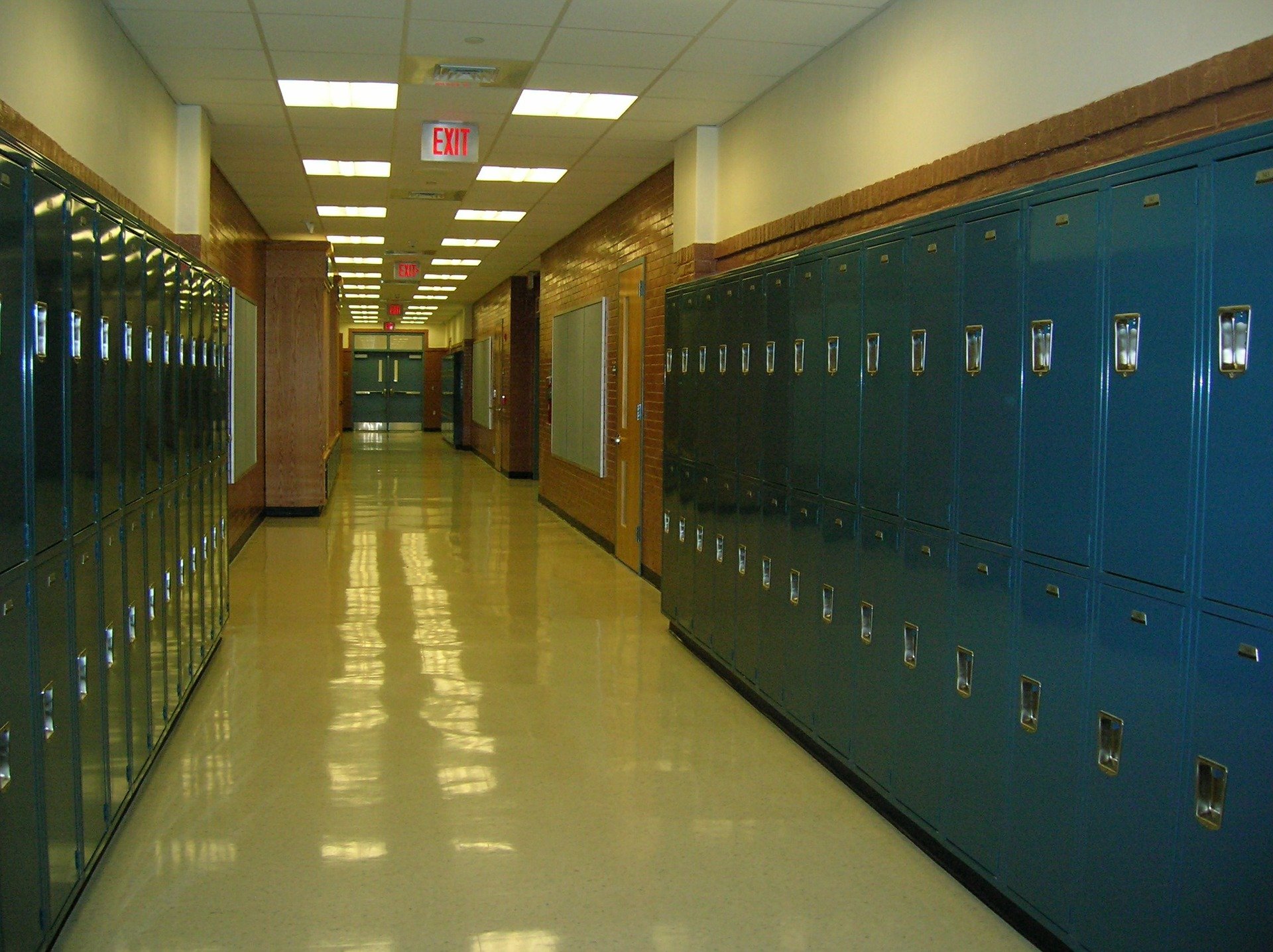 School lockers. Pixabay License Free for commercial use No attribution required
