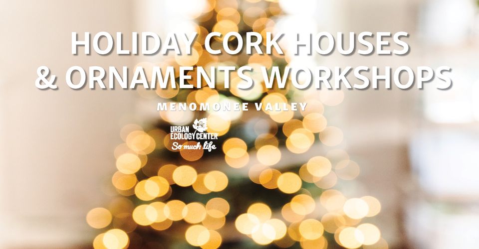 Holiday Cork Houses & Ornaments