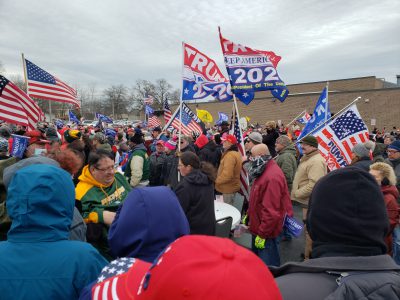 Trump Rally Becomes Confrontation