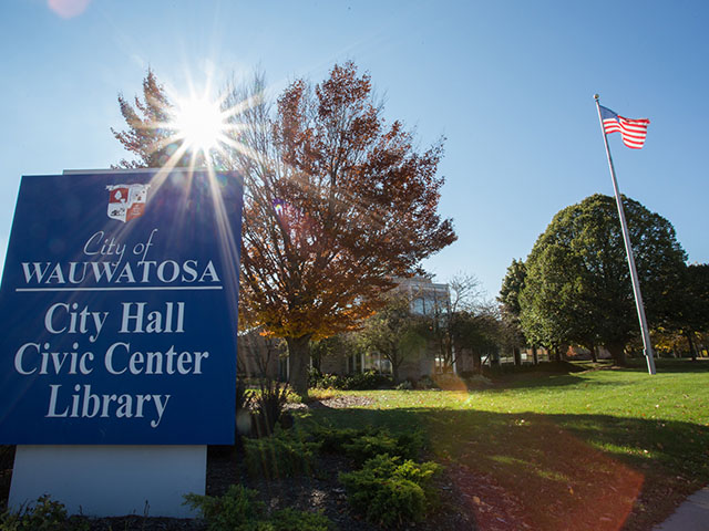 Wauwatosa City Hall. Photo from the City of Wauwatosa.