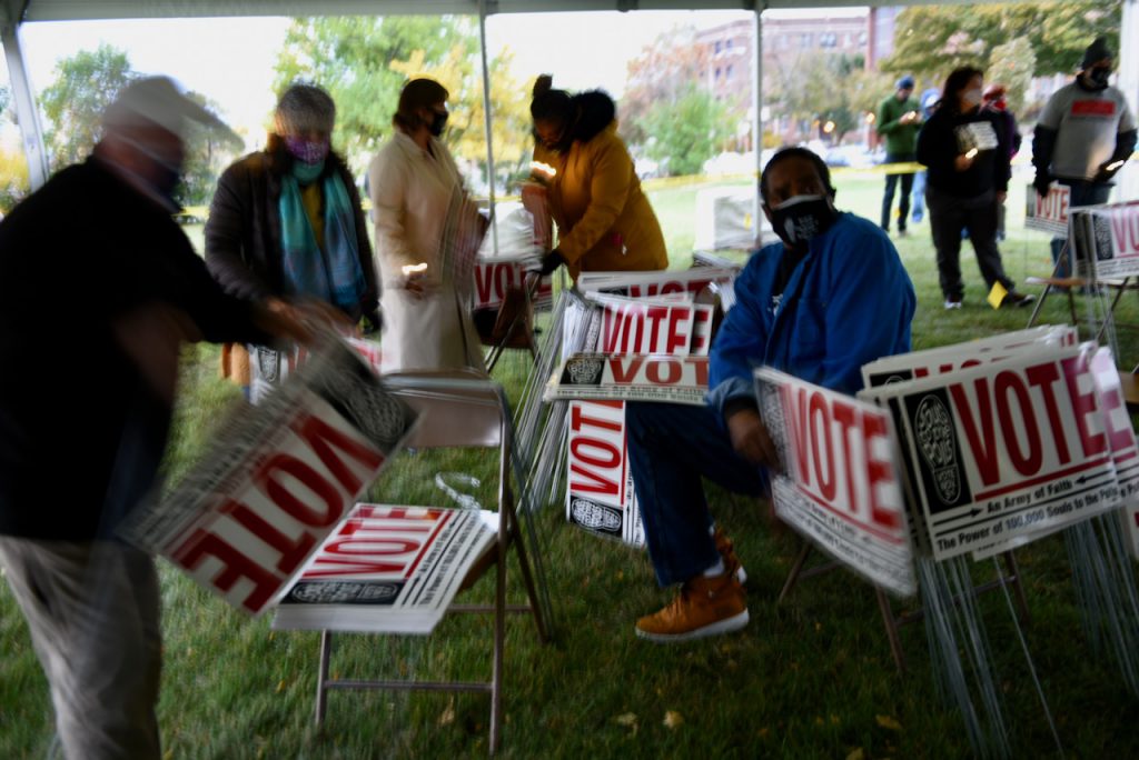 Groups across Milwaukee worked hard to get out the vote this year. Now they are turning their attention to holding elected officials accountable. Photo by Sue Vliet/NNS.