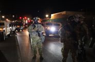 National Guard block North Avenue into Wauwatosa. Photo by Isiah Holmes/Wisconsin Examiner.