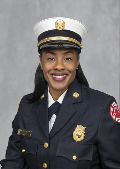 Sharon P. Purifoy. Photo from the Milwaukee Fire Department.