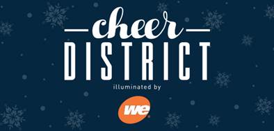 Deer District Transforms into Cheer District Illuminated by We Energies for Holiday Season