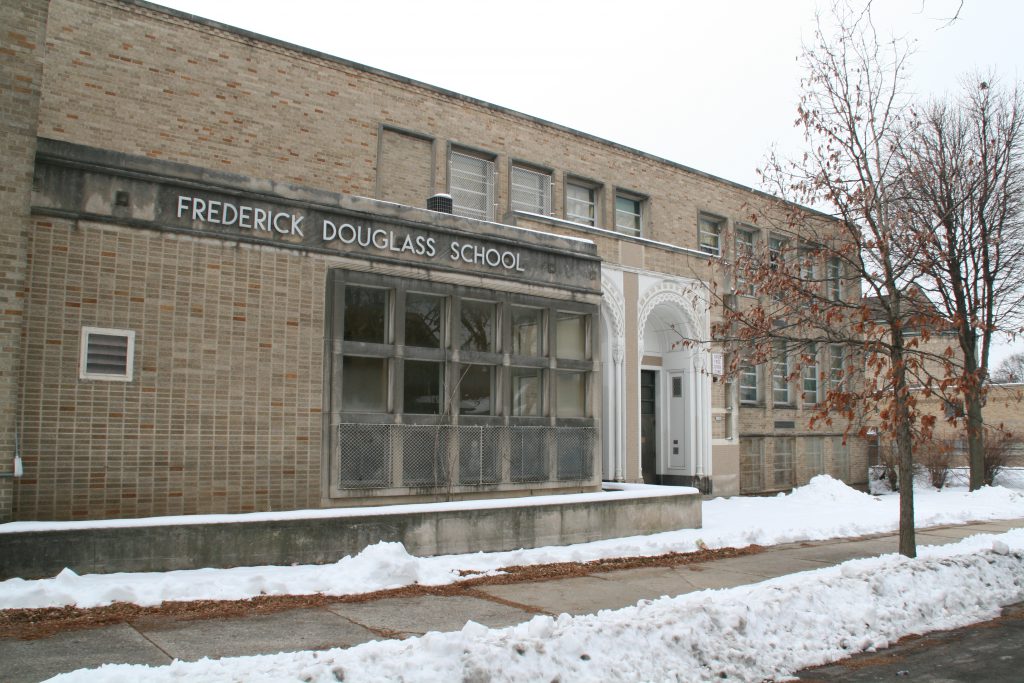3409 N. 37th St., the former Frederick Douglas Elementary School. Photo by Jeramey Jannene.