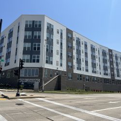 Michigan Street Commons in July 2025. Photo by Jeramey Jannene.