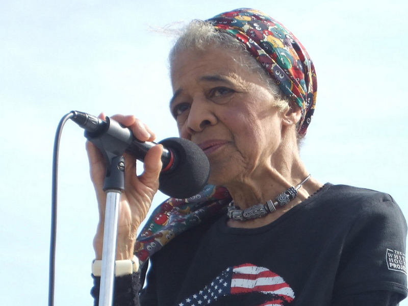 Vel Phillips. Photo by Voces de la Frontera from Milwaukee, USA, CC BY 2.0 , via Wikimedia Commons