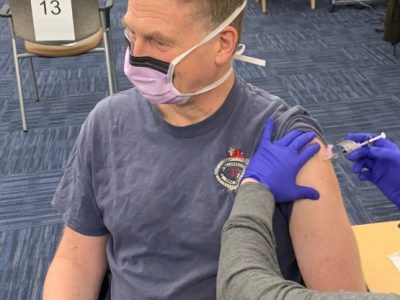 Supervisor Wasserman Receives Second Dose of COVID-19 Vaccine