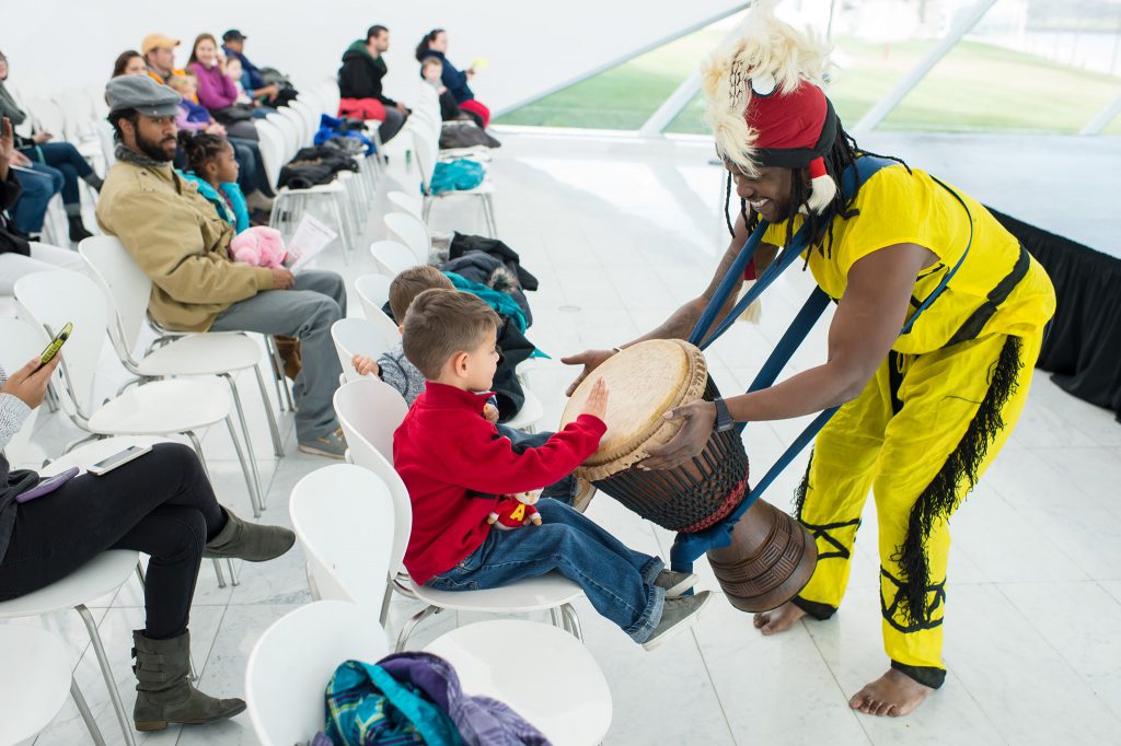 The Milwaukee Art Museum is celebrating Black History Month with Kohl’s Haitian Gallery, which includes weekly performances by local artists. Photo provided by the Milwaukee Art Museum.