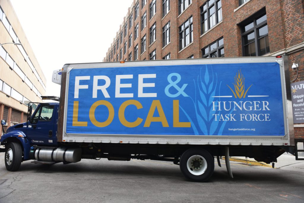 The Hunger Task Force operates the Mobile Market, which takes fresh groceries across Milwaukee County. File Photo by Sue Vliet/NNS.
