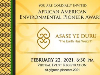 February 22nd Program: African American Environmental Pioneer Awards