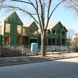 New homes on the 2300 block of N. Terrace Ave. Photo by Jeramey Jannene.