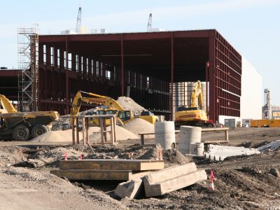 Friday Photos: South Harbor Campus Rising Over Inner Harbor